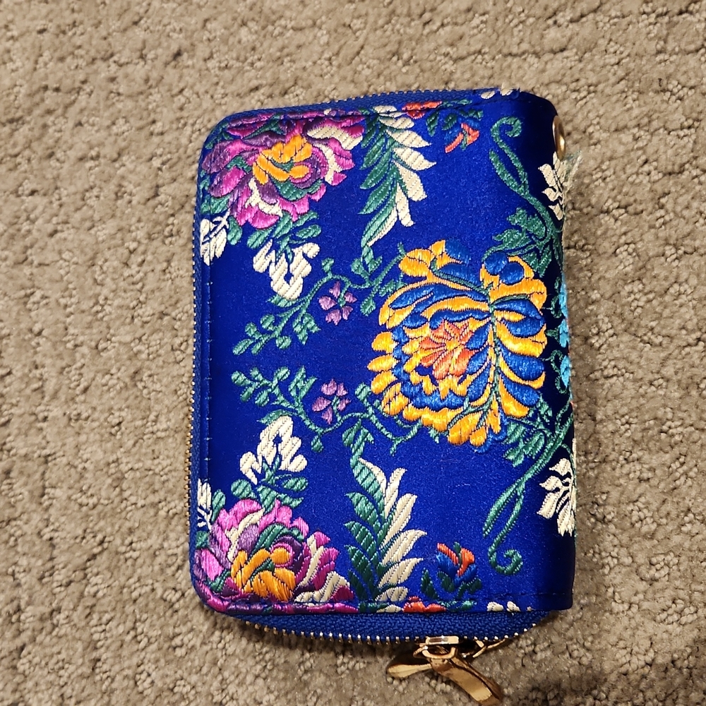 Embroidered Silk? Wallet